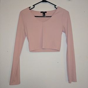 Cropped long sleeve.